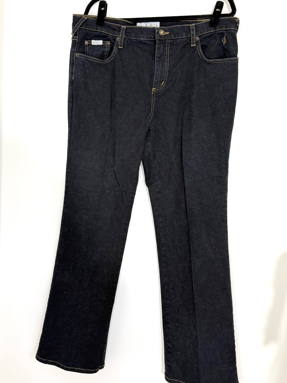 Baby Phat Dark Blue Flare Bootcut Denim Jeans Y2K 18 Women’s